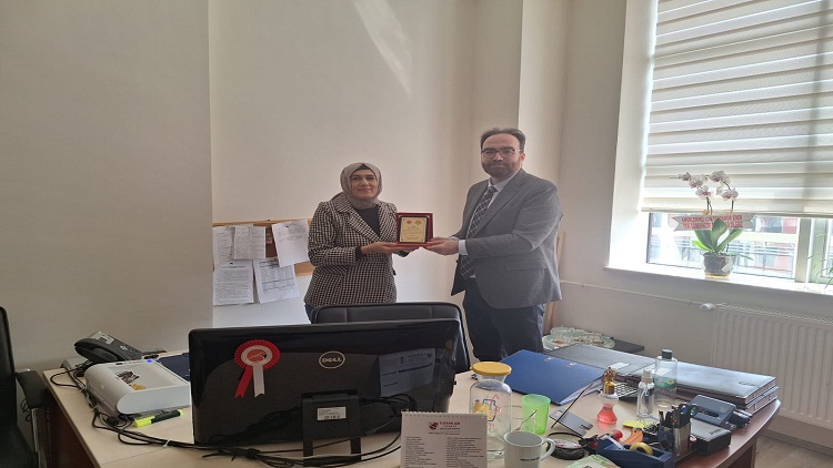 Birimimiz Eski Personellerinden Hatice AYDOĞDU'ya Yeni Görev Yerinde Hayırlı Olsun Ziyareti