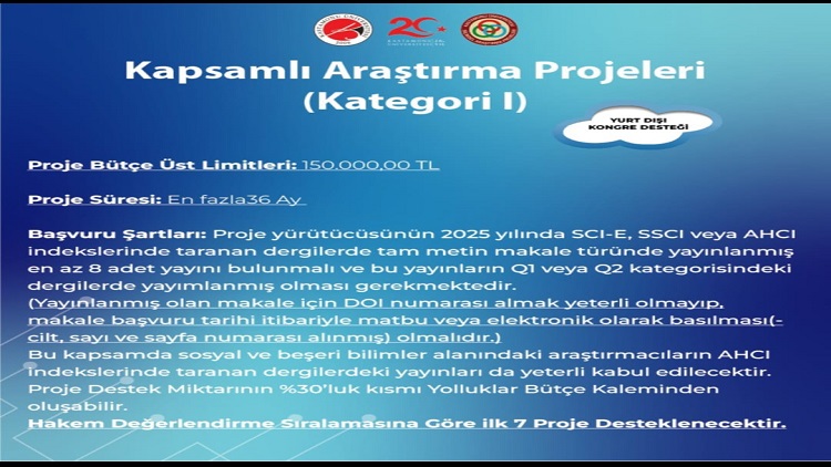  2026/2 “Genel Proje Çağrısı” 